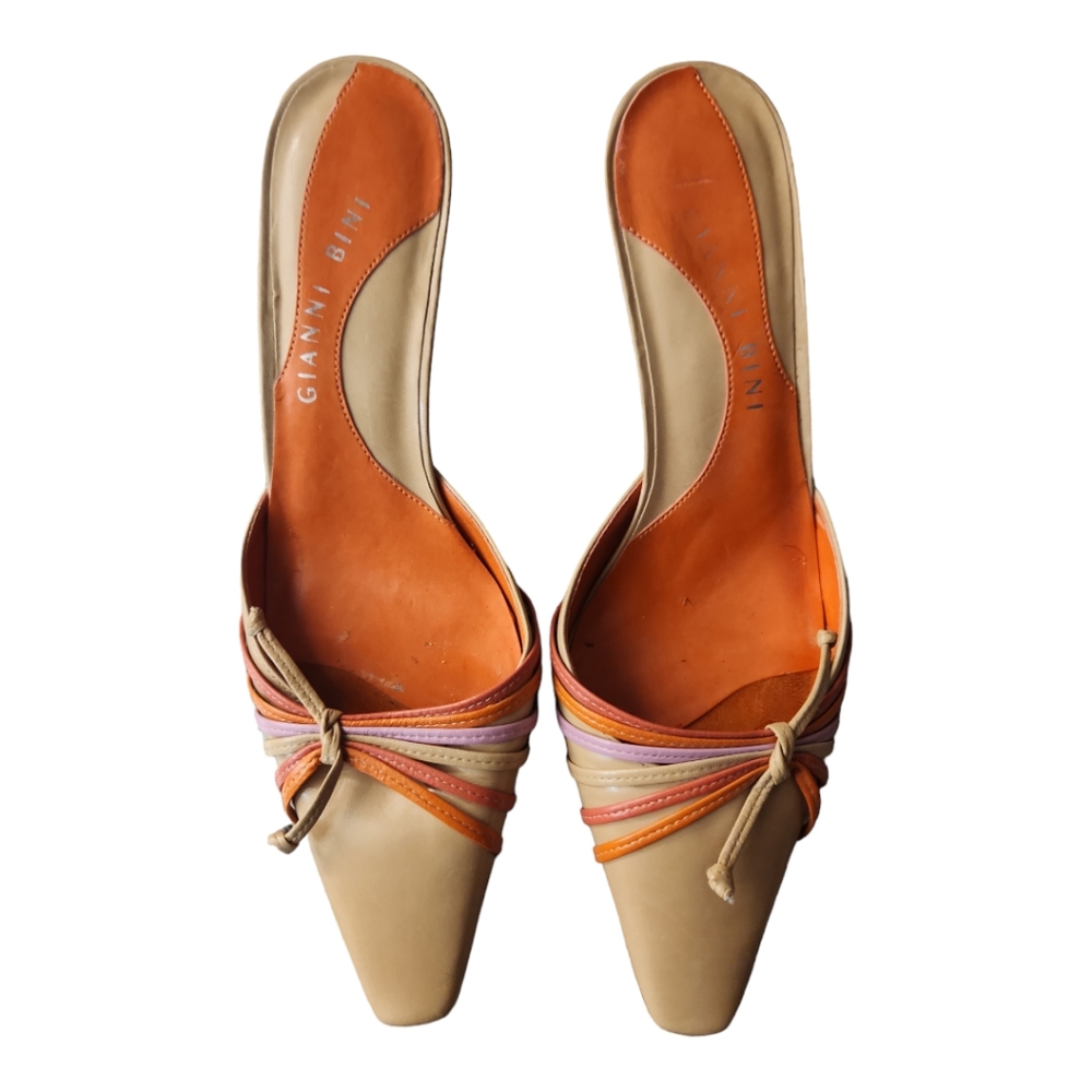Gianni Bini Tan and Multicolor Heels - Picture 3 of 3